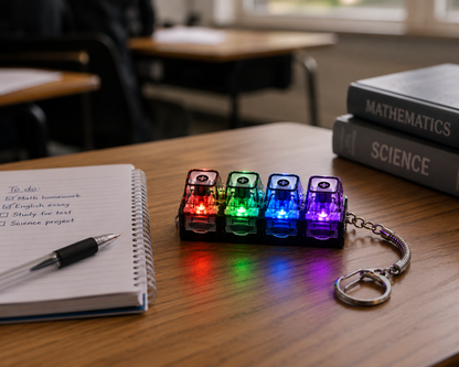 LED Keyboard Keychain LIGHTEASE